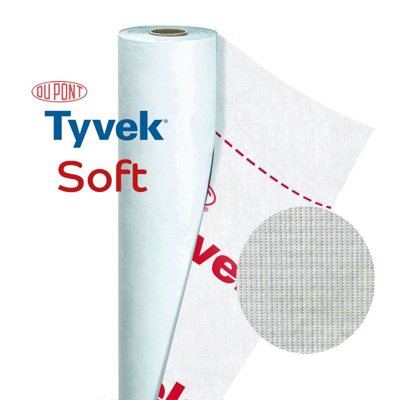 М. Tyvek 6014. Мембрана гидроизоляционная tyvek soft 1. 5х50 м). Tyvek soft.