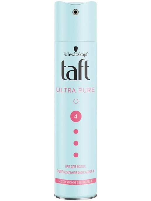 Пена для укладки волос taft ultra pure без силикона и отдушек