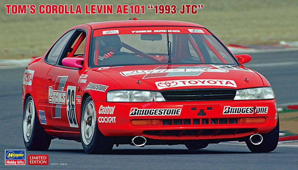 Сборная модель Hasegawa 20542-Автомобиль TOM'S COROLLA LEVIN AE101