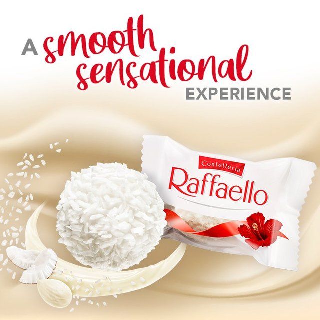 Конфеты Raffaello с цельным миндальным орехом в кокосовой обсыпке, 40 г