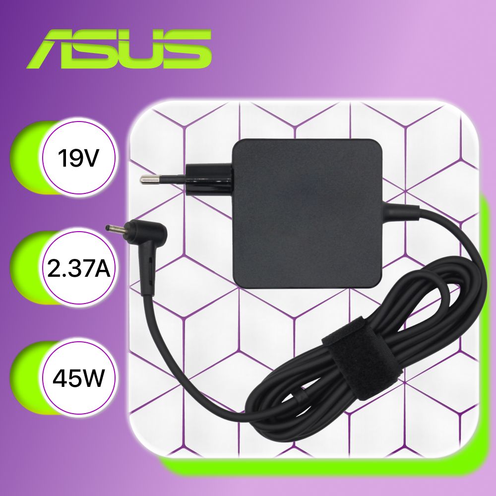 Блок питания для Asus 19V 2.37A 45W / ADP-45AW / ADP-45BW / ux21e (штекер 3.0x1.1мм)