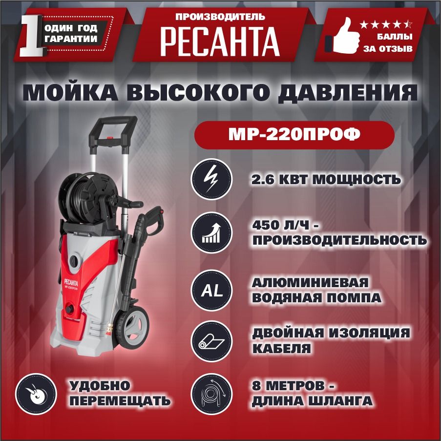 Мойка МР-220проф Ресанта.