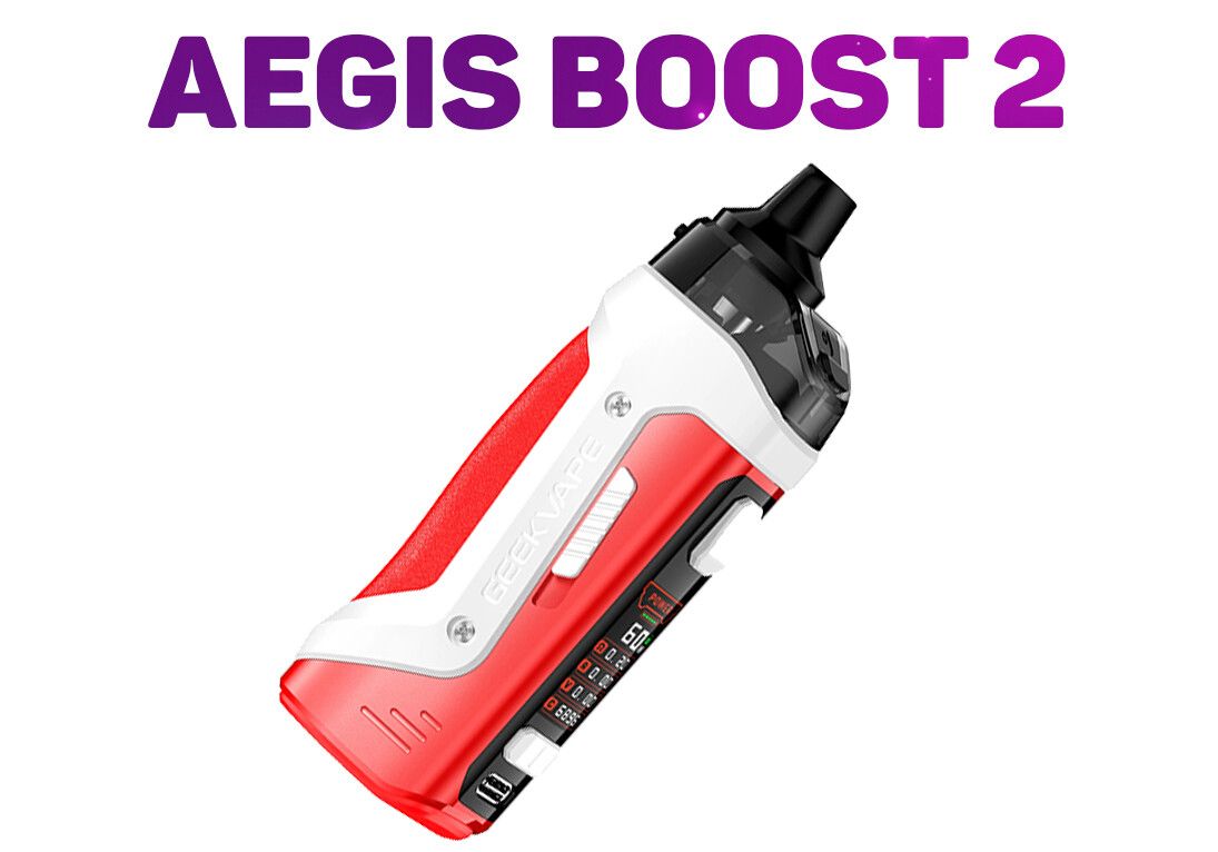 Как поменять экран на аегис буст 2 GeekVape B60 Red&White (Aegis Boost 2) Kit, 2000mAh, без жидкости / электронная 