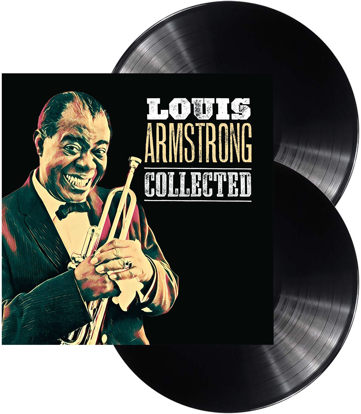 LouisArmstrongCollected(2LP)ЛуиАрмстронгколлекцияхитов,раннихзаписейизнаменитыхдуэтовнадвойномчерномвиниле