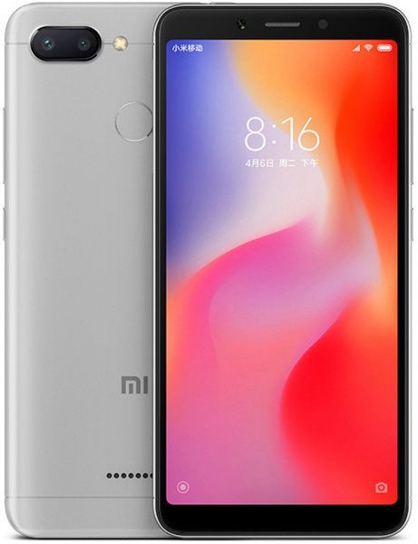 XiaomiСмартфонRedmi664ГБ,серый