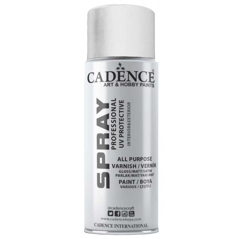 Финишный глянцевый защитный лак-спрей на акриловой основе Cadence Spray Varnish