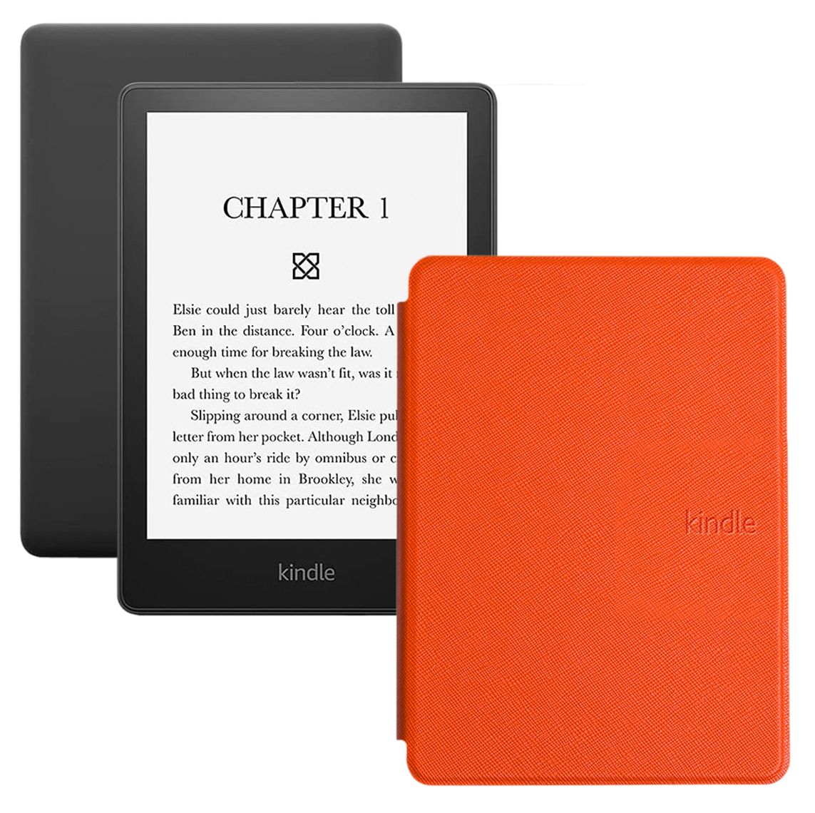 Amazon Kindle 6.8" Электронная книга PaperWhite 2021 16Gb SO + обложка, оранжевый