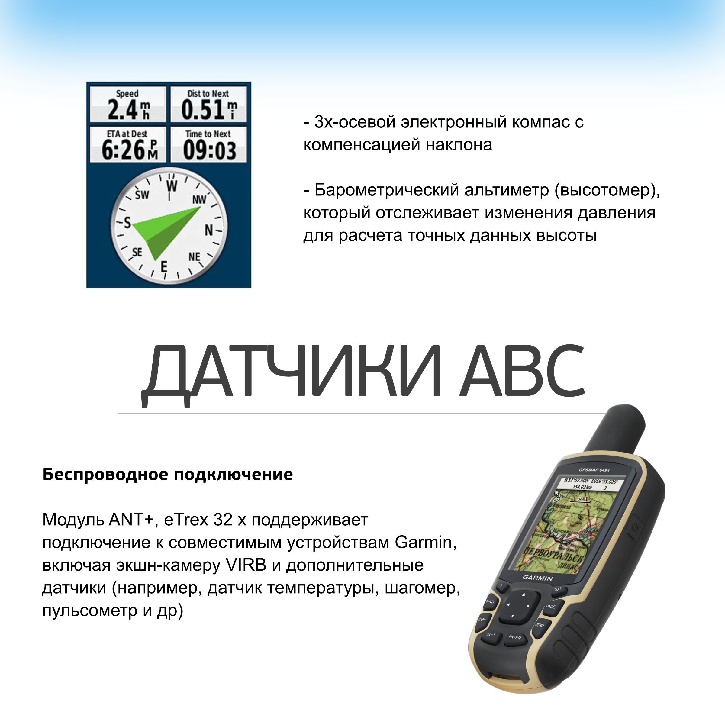 Туристический Навигатор Garmin