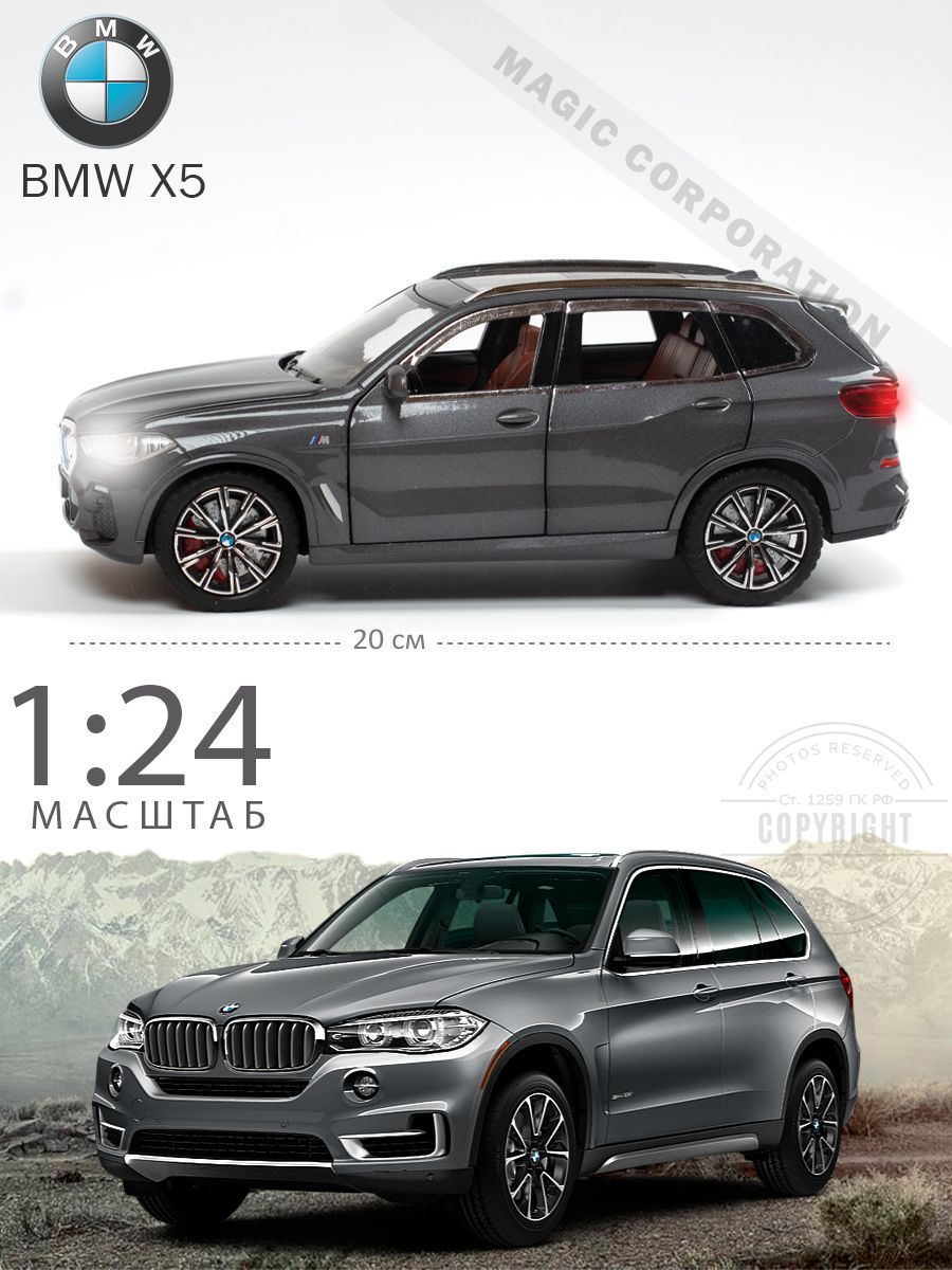 Машинка BMW X5 / БМВ Х5 - купить с доставкой по выгодным ценам в  интернет-магазине OZON (893364812)