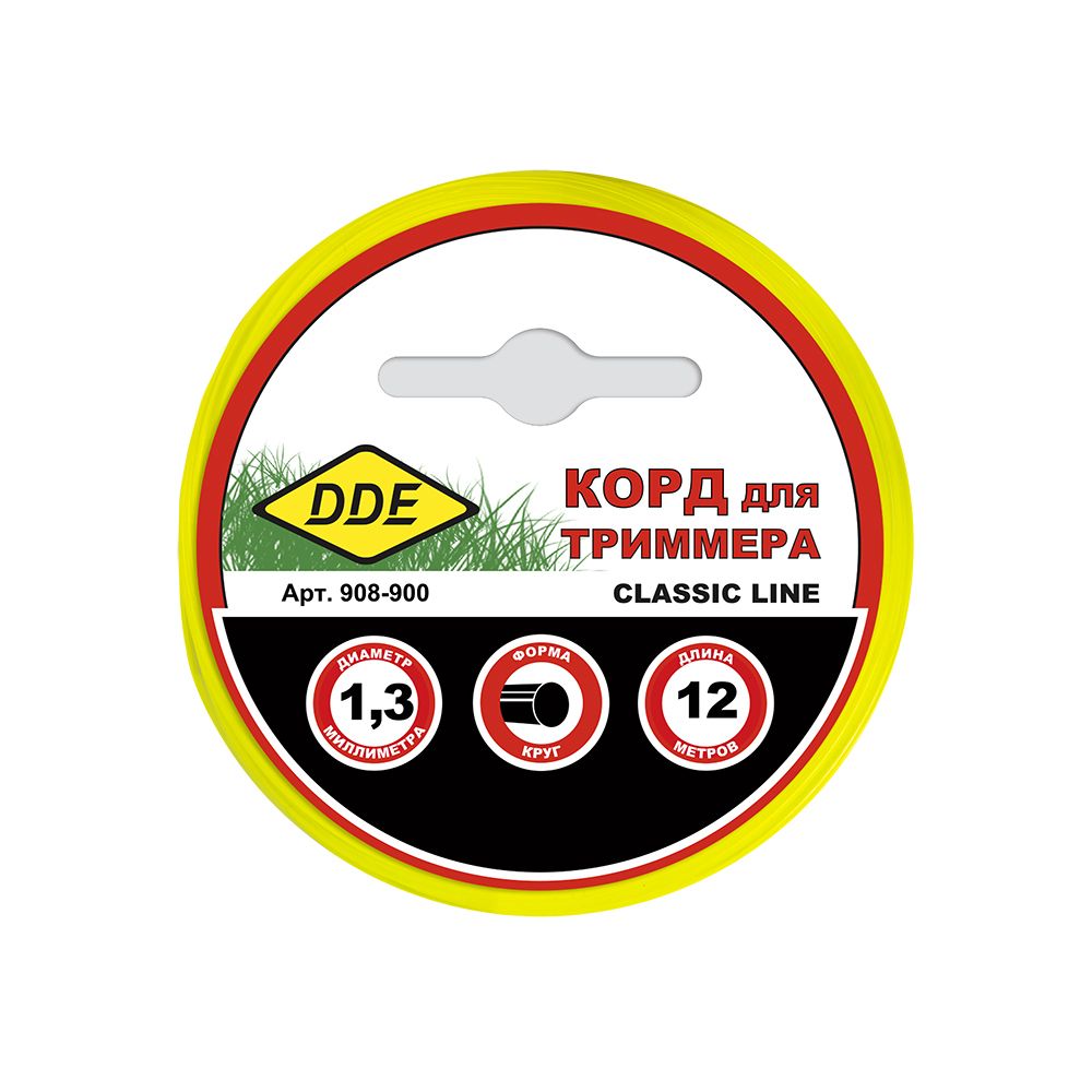 Dde корд 2.4. Леска круг или звезда. леска dde hard line 3 мм 56 м.