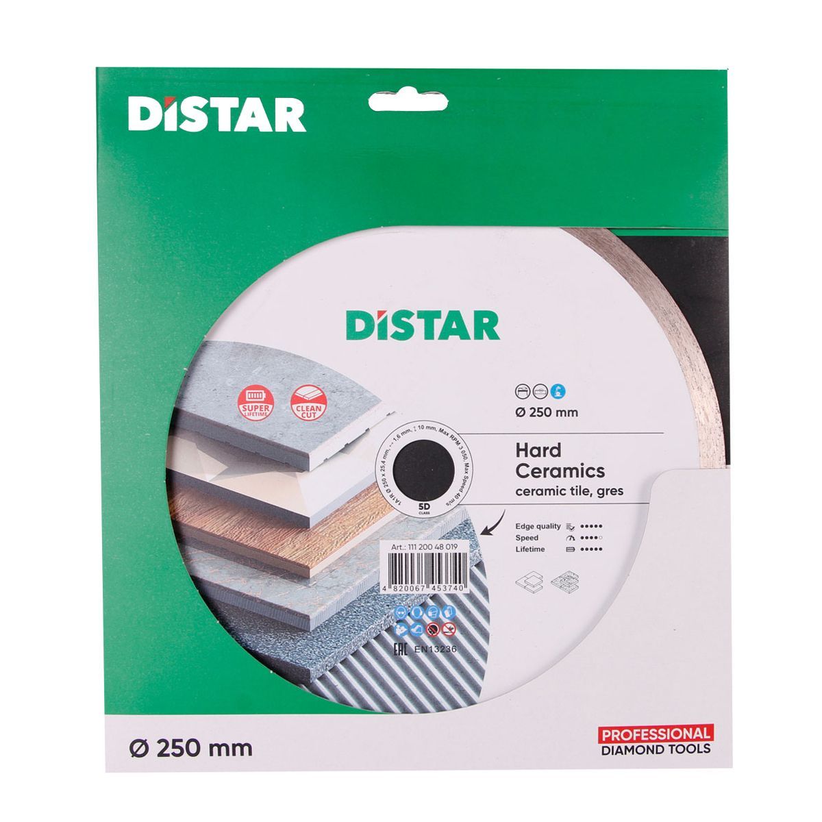 DISTAR Диск алмазный 250 x 1.6 x 25