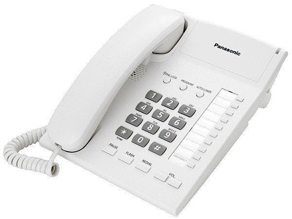 Телефон проводной Panasonic KX-TS2382RU (белый)