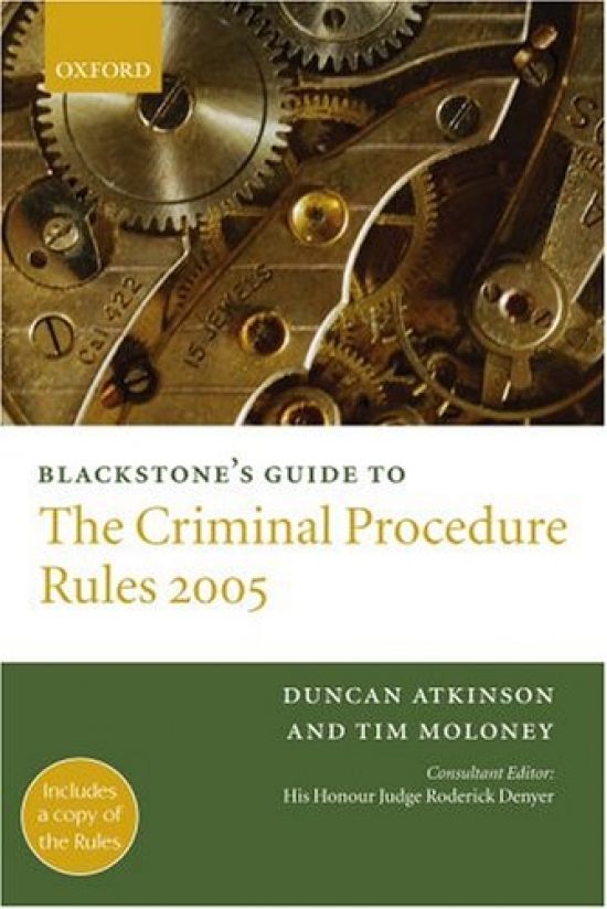 Rules of procedure. Criminal procedure.