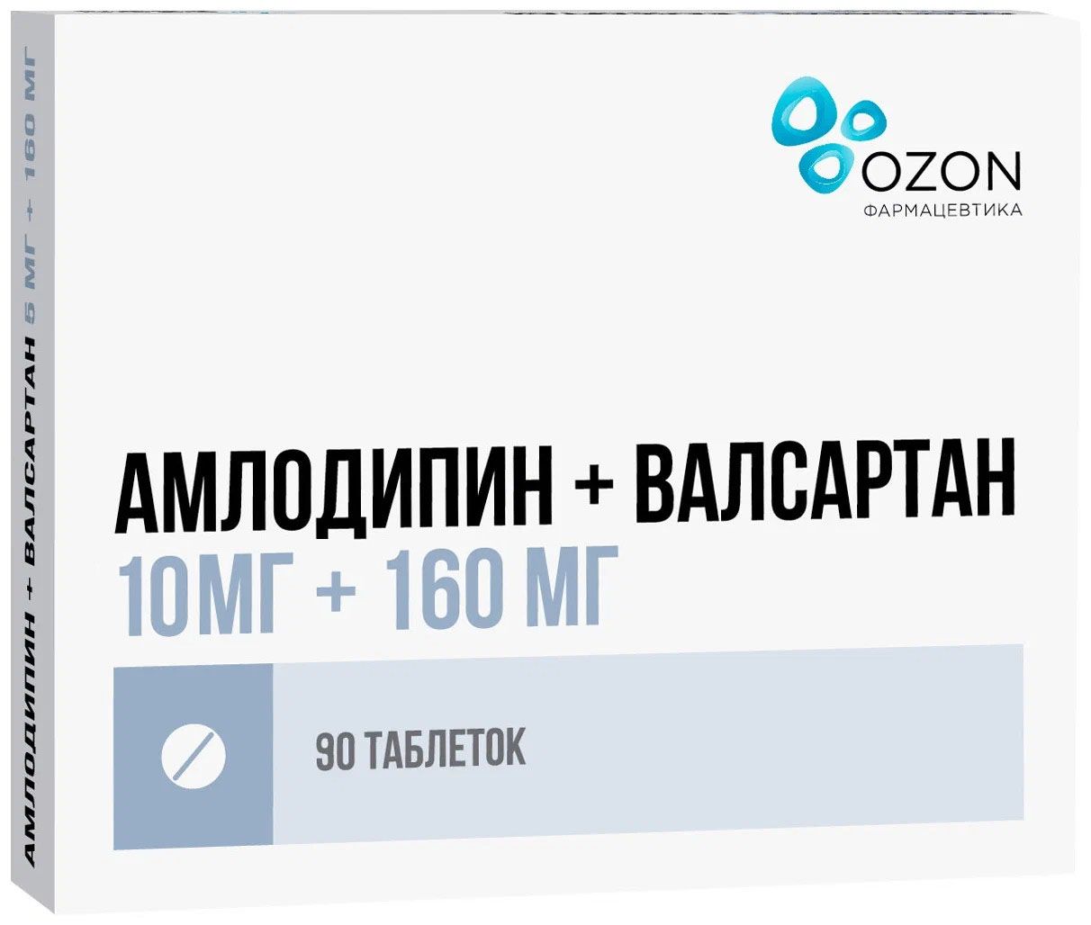 Лекарственное средство рецептурное Амлодипин, бренд ОЗОН Фармацевтика По  рецепту, Таблетка - купить в интернет-аптеке OZON (948647135)