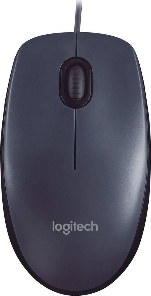 LOGITECHМышьпроводнаяM90-серый