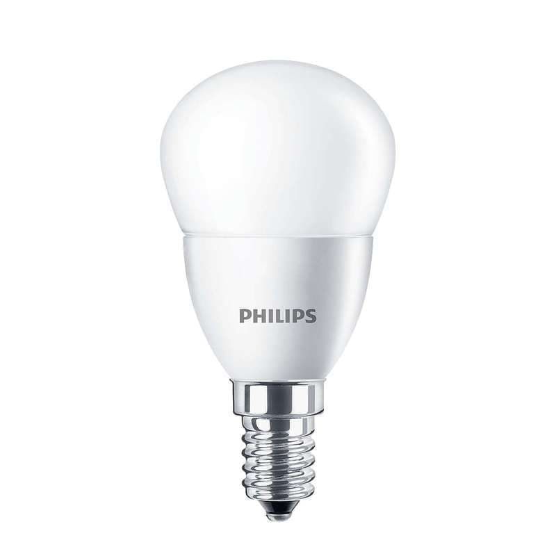 ЛампочкасветодиоднаяLEDPHILIPS"Шар"E145,5Вт2700К,Теплыйбелый