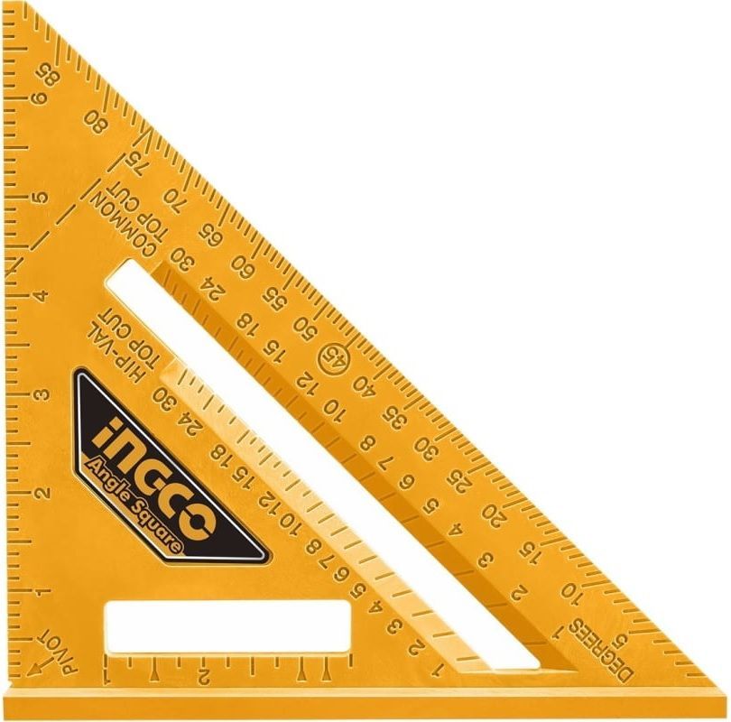 INGCO Линейка/угольник 180мм х 180мм, Пластик