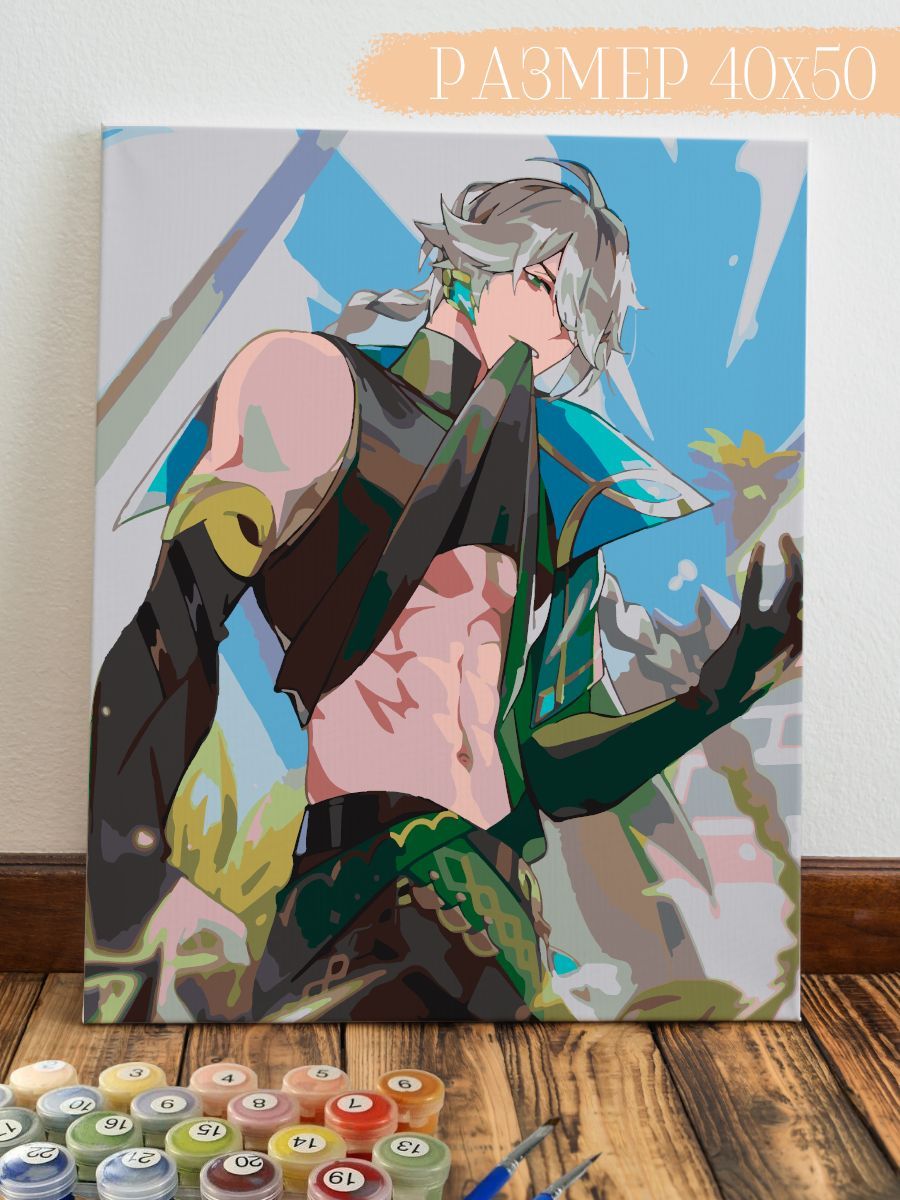 Картина по номерам на холсте размер 40*50. 
