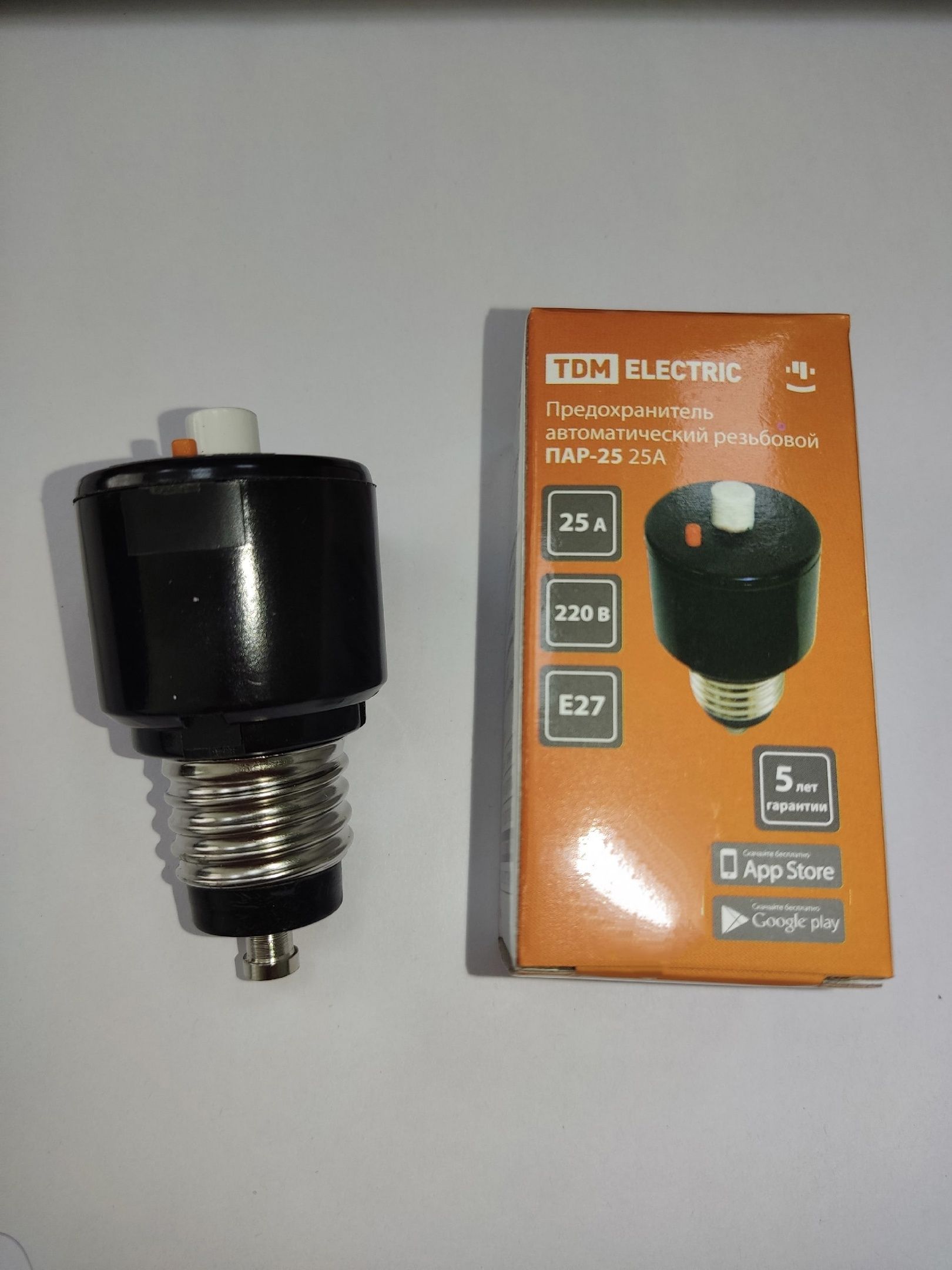 Tdm sq0717-0003 пар-25 25а. предохранитель автоматический резьбовой 25а. пробка-автомат чэаз пар-25 25а. пробка-автомат кэаз пар-10 10а. пробка автомат 25а пар / чэаз/848075.