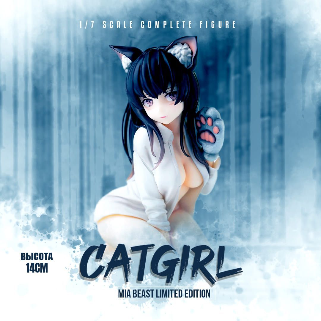 АнимефигуркаCatGirlMiaBeast/14см