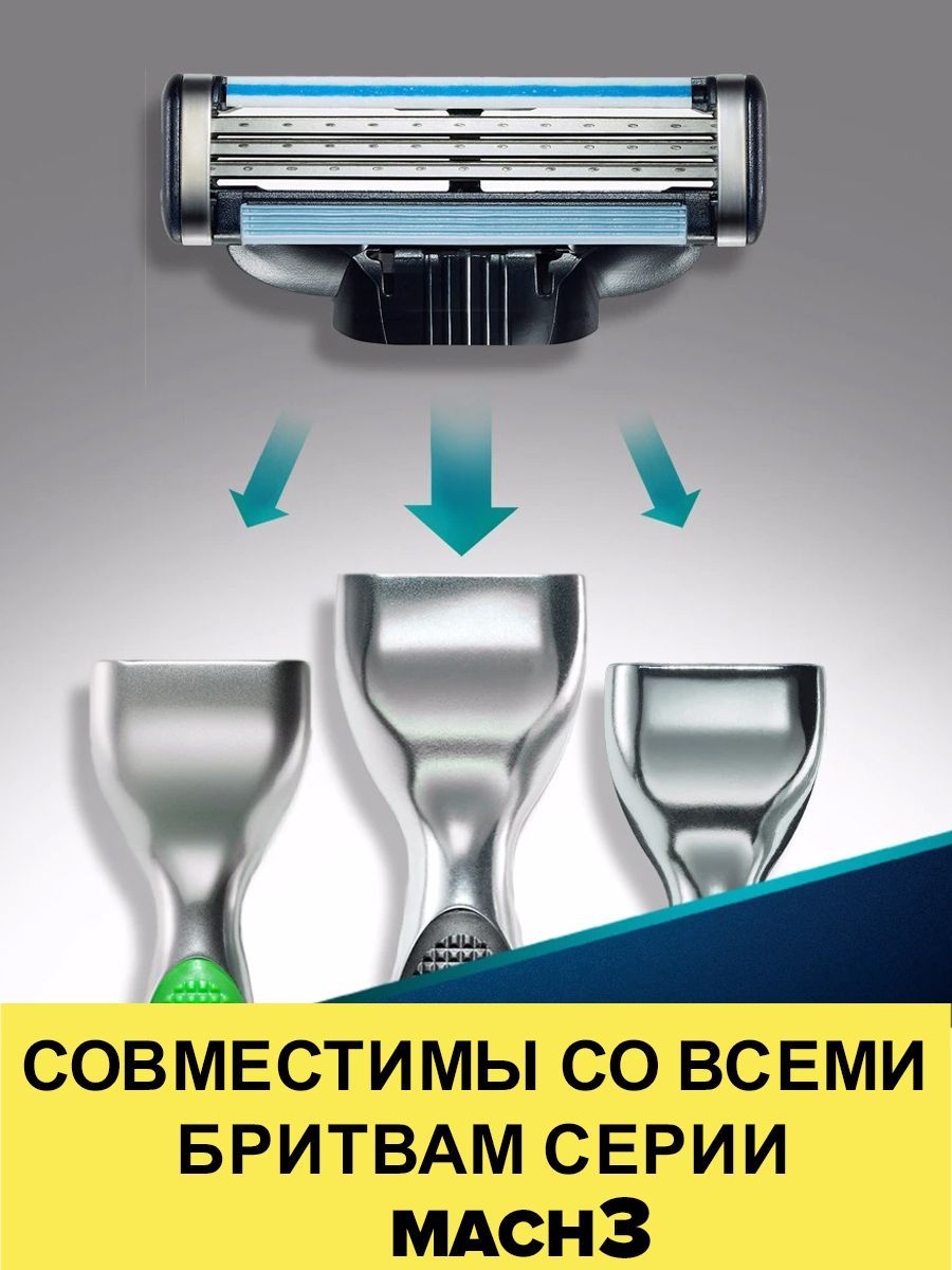 Бритвенные кассеты с тройным покрытием, устойчивые к царапинам, универ(图1)