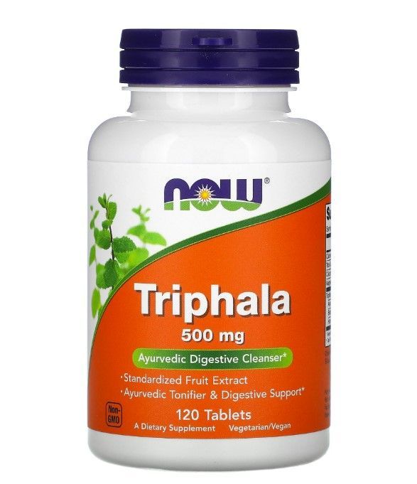 NOWTriphala500мг120таблеток(по1113мг)