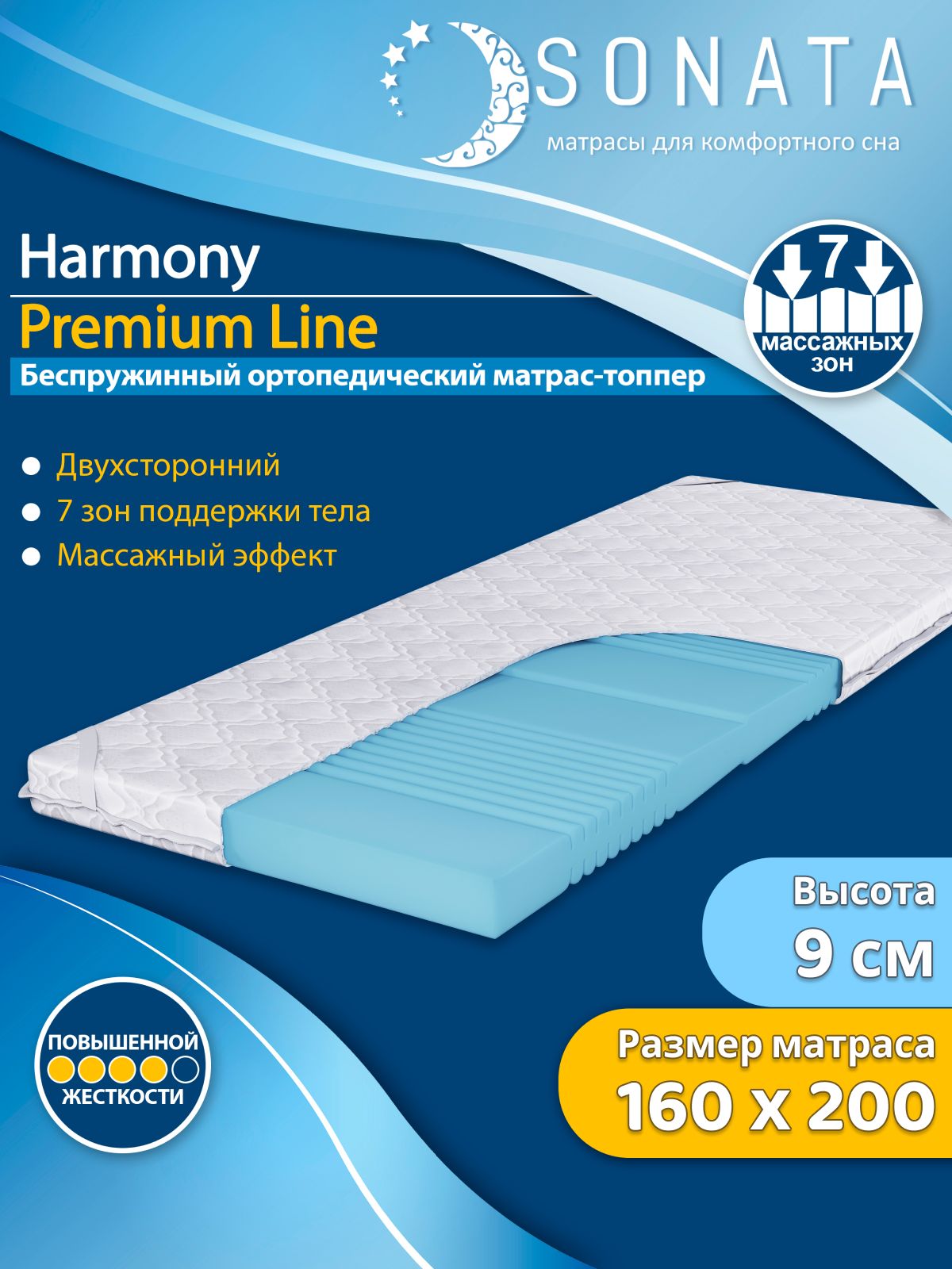 матрас dream zone 160х200 см