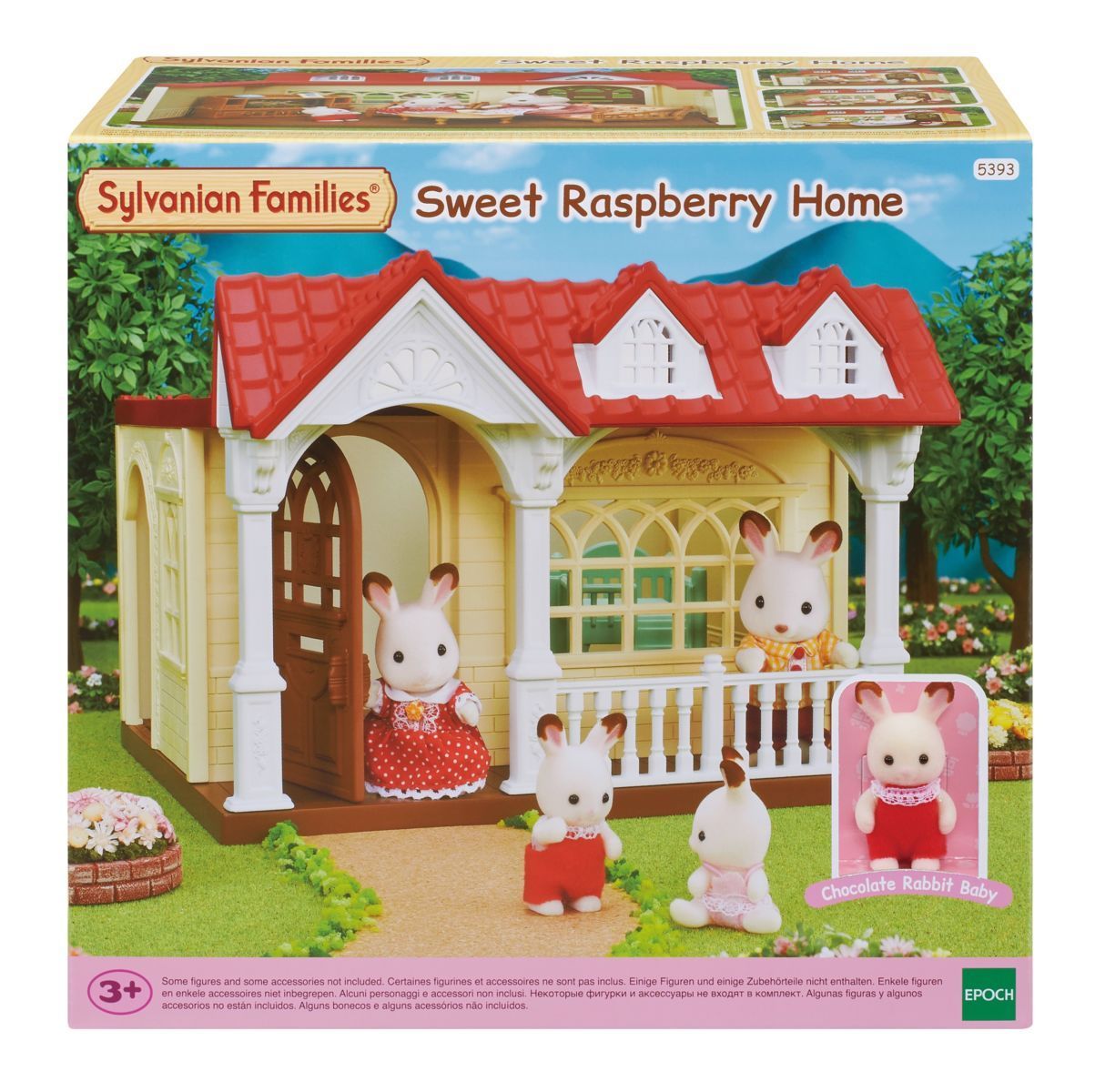 Sylvanian Families Набор Малиновый домик - купить с доставкой по выгодным  ценам в интернет-магазине OZON (856837773)