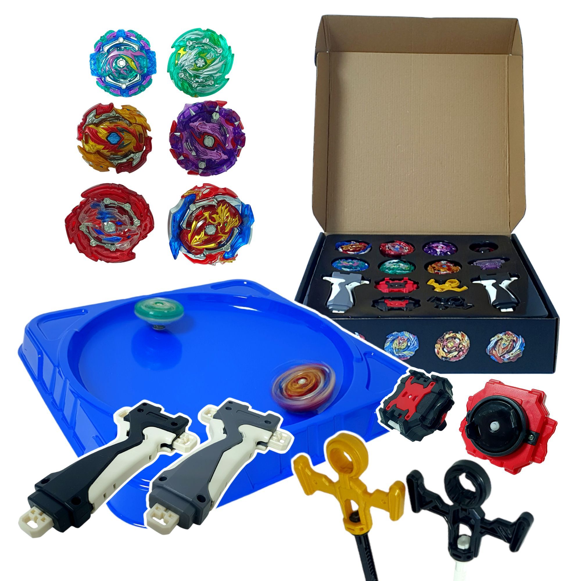 Игровой набор BEYBLADE Бейблэйд с ареной, 6 волчков в наборе