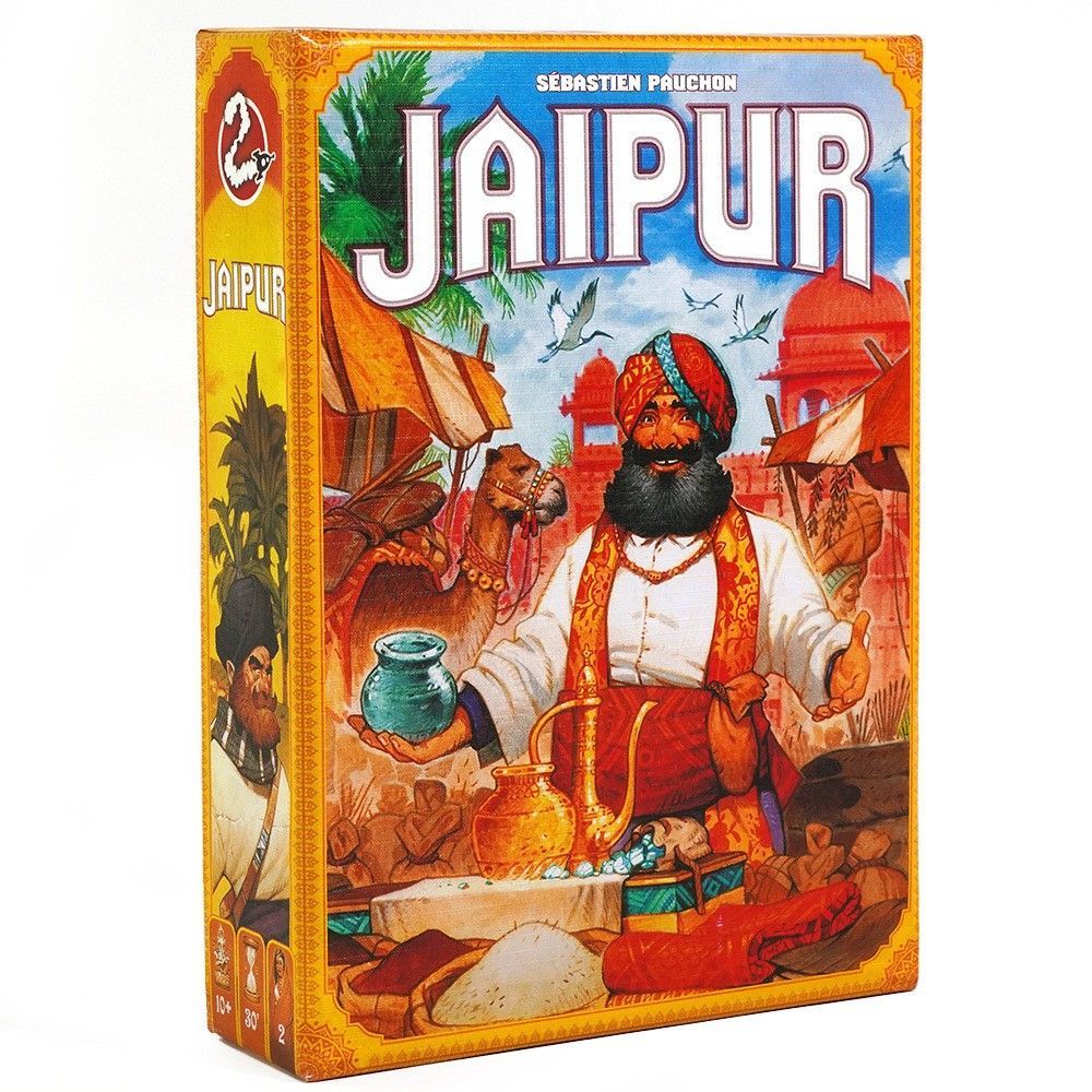 JAIPUR (Индийский торговец) - Настольная игра, английская версия - купить с  доставкой по выгодным ценам в интернет-магазине OZON (1214657606)