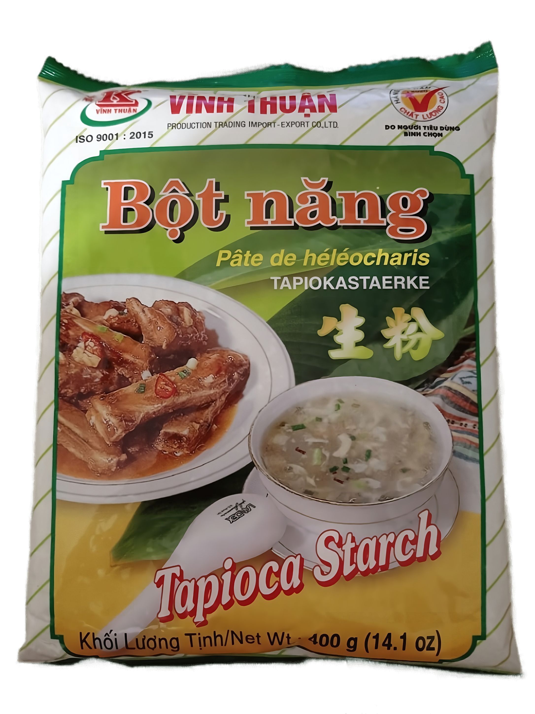 Тапиоковый крахмал Bot Nang, Vinh Thuan, 400 г