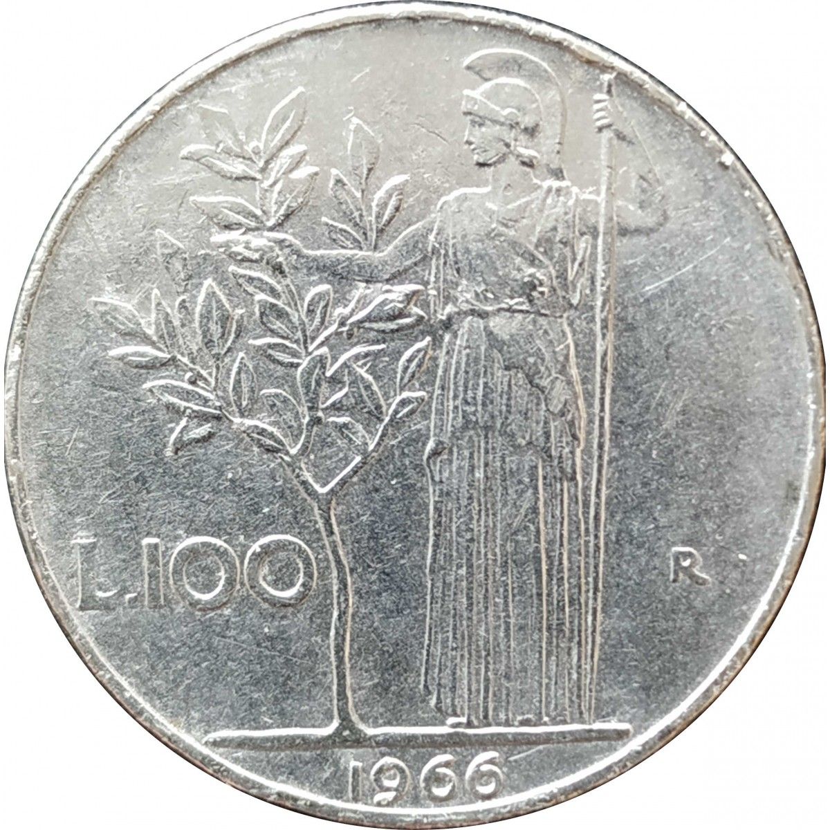 100 лир 1963 Ватикан