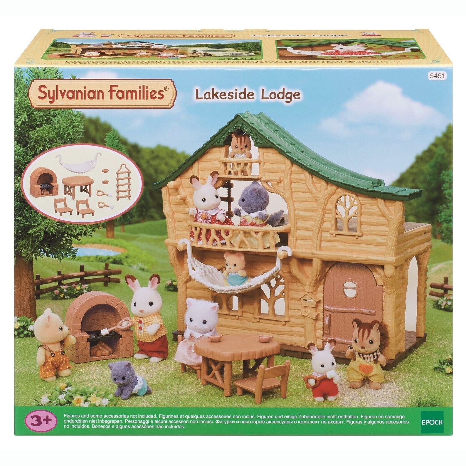 Sylvanian Families Набор Домик на озере - купить с доставкой по выгодным  ценам в интернет-магазине OZON (855875740)