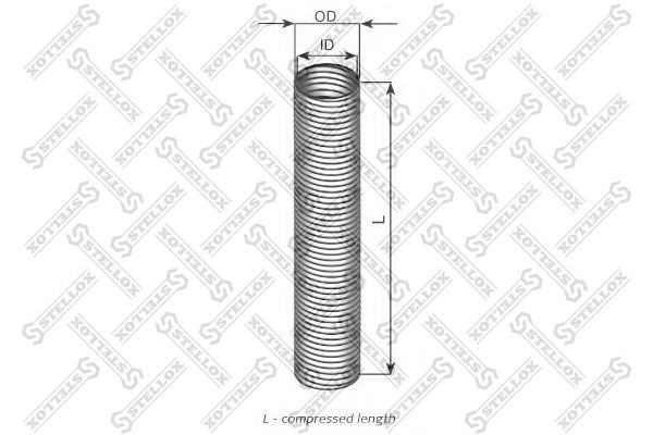 Сетка глушителя 100x2.5x300-A2 MAN F90