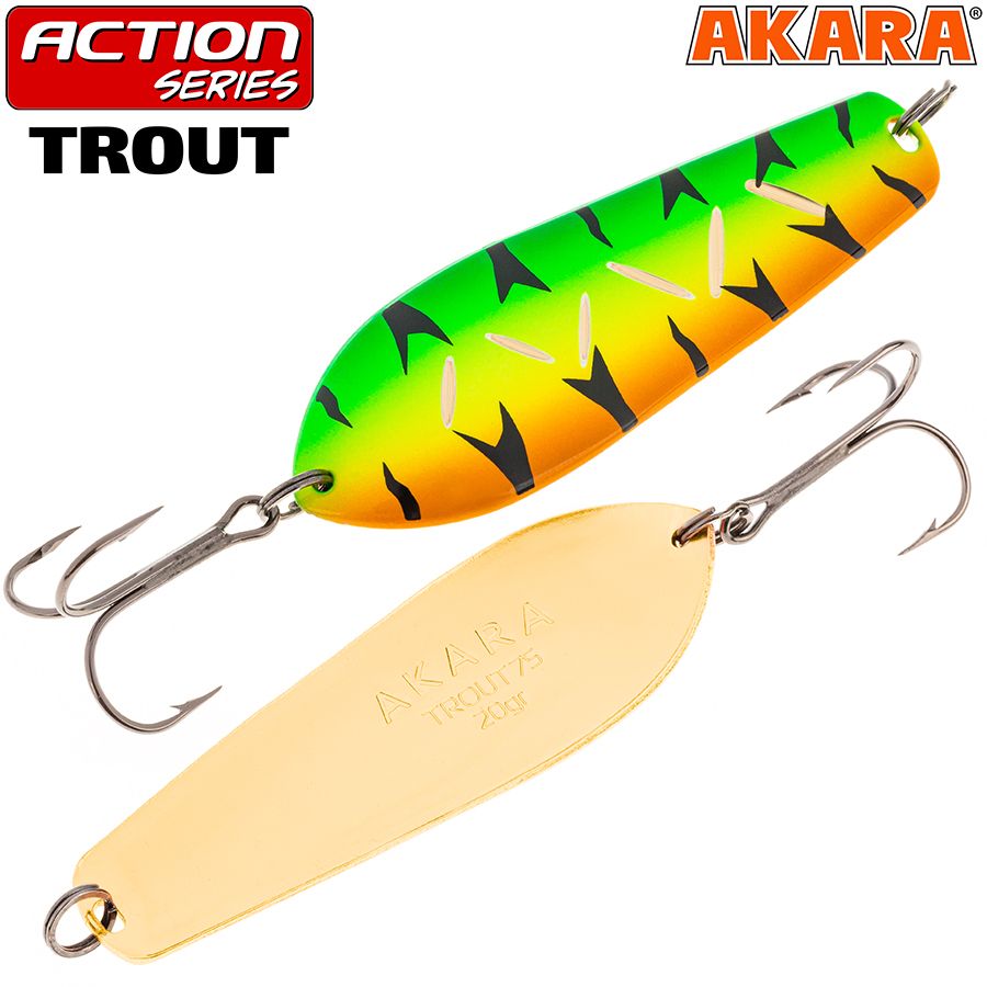 Блесна колеб. Akara Action Series Trout 75 20 гр. AB24