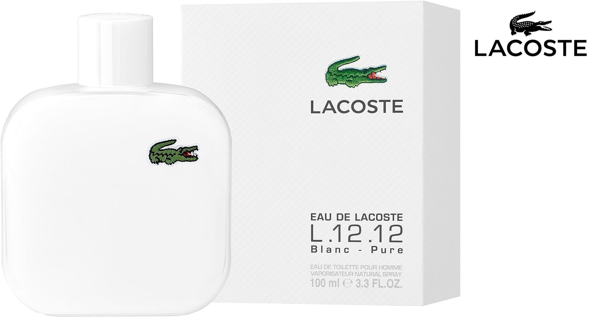 Лакосте blanc мужской. Lacoste l. 12.12 Blanc Parfum. Lacoste l.12.12 White 100 ml. Lacoste Blanc EDT 100ml (m). Обложка Lacoste Eau de Lacoste l.12.12 Blanc - Pure.