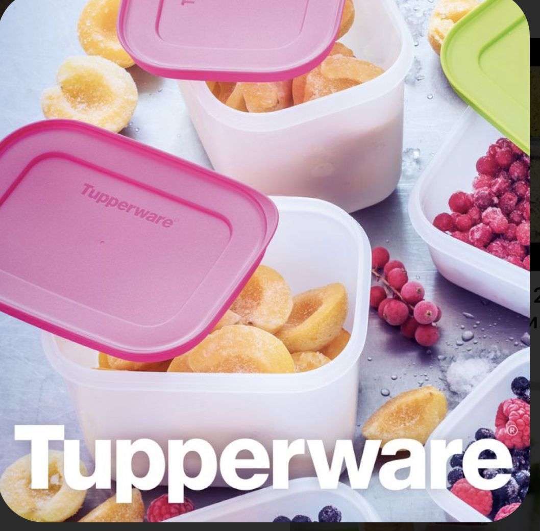 Контейнер пищевой Tupperware, объем 1100 мл - купить по выгодной цене в  интернет-магазине OZON (1178796353)