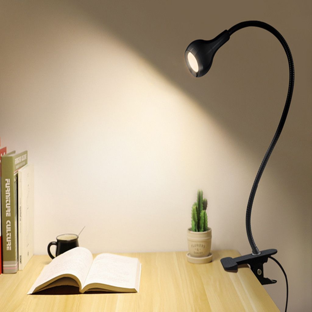 Гибкий прикроватный светильник для чтения
