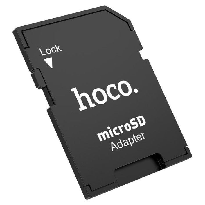 Адаптер HOCO HB22 для карт памяти MicroSD на SD карту (черный)