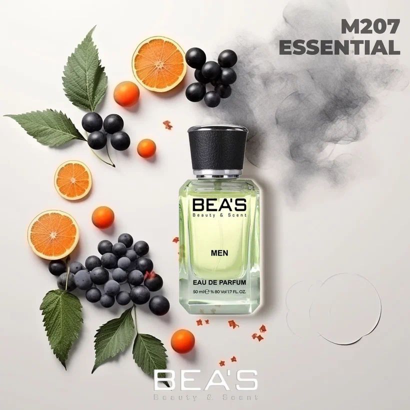 Туалетная вода мужская Essential Эссеншел M207 edp 50 мл, парфюмерная парфюмированная вода парфюм духи