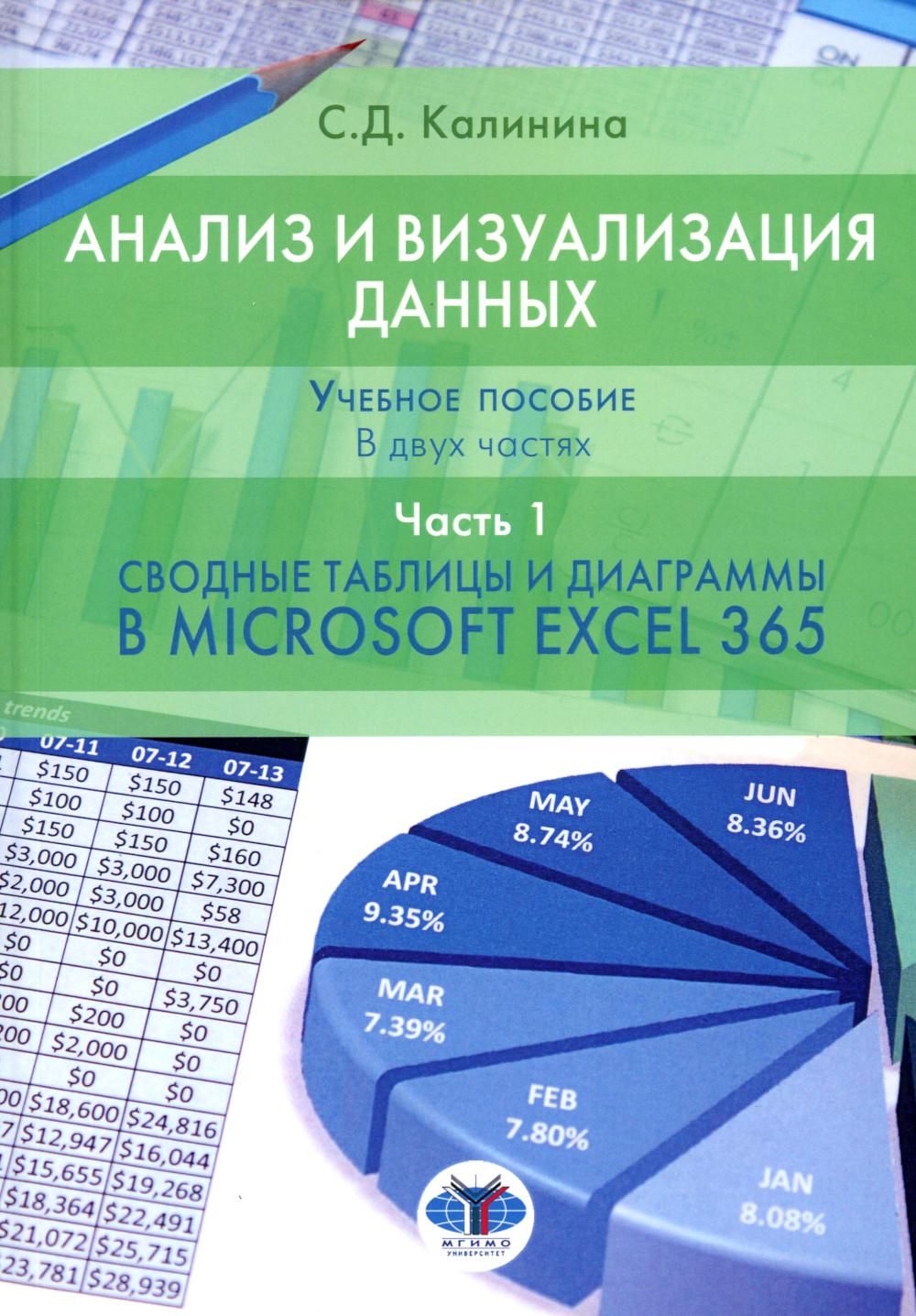 Анализ и визуализация данных: Учебное пособие. В 2 ч. Ч. 1. Сводные таблицы  и диаграммы в Microsoft Excel 365 - купить с доставкой по выгодным ценам в  интернет-магазине OZON (1209001354)