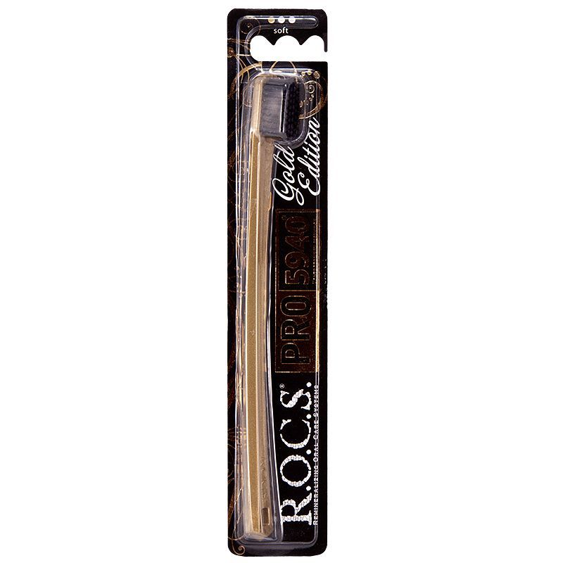 30s pro gold. Rocs зубная щетка Pro Gold Edition. Рокс Голд эдишн зубная щетка. Rocs 5940 зубная щетка. Рокс щетка зубная про мягкая.