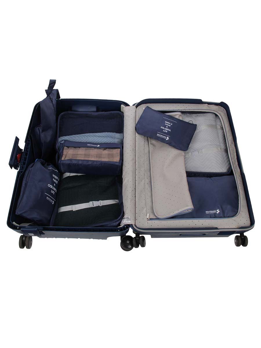 Дорожный набор для чемодана Packing cubes 8 в 1 Navy