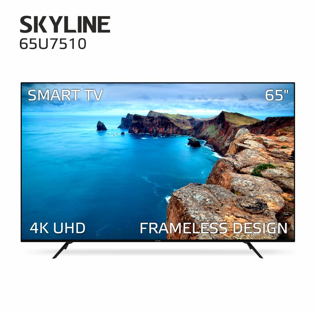 SkylineТелевизор65U7510SMARTTV/Android11FramelessDESIGN65"4KUHD,черный