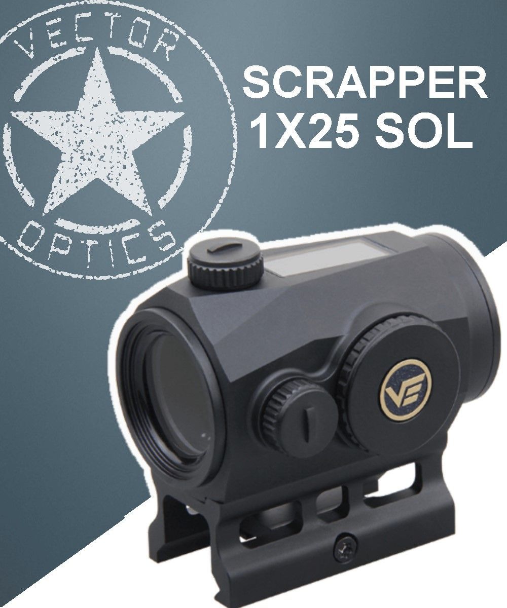 Коллиматорный прицел VECTOR OPTICS SCRAPPER 1X25 SOL