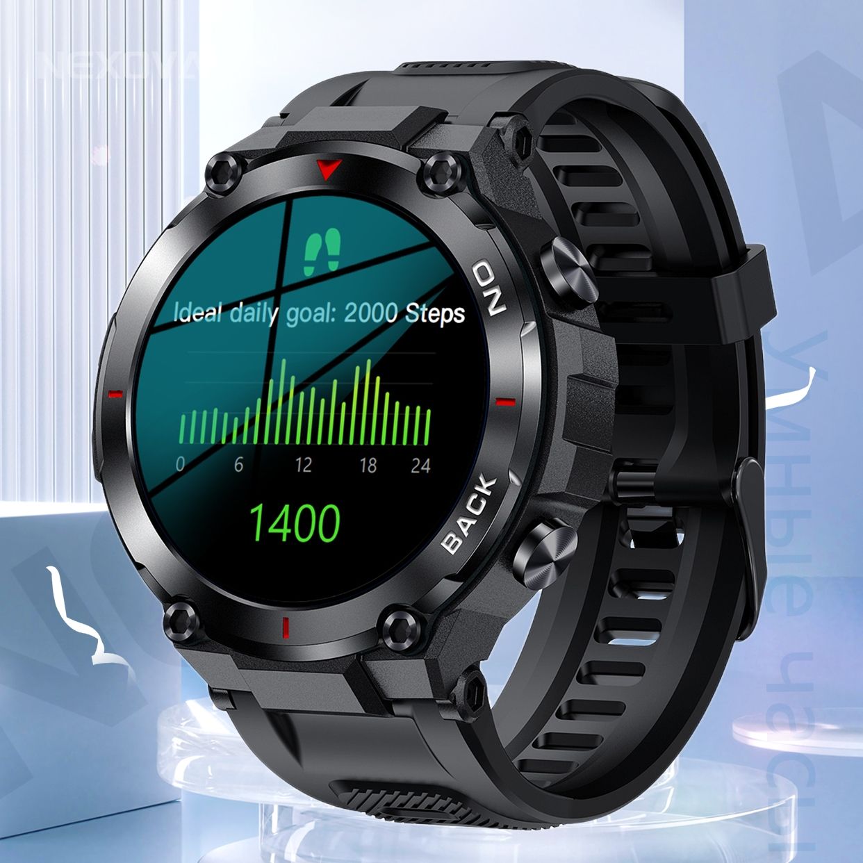 NEXOVA Smartwatch GPS 15 QC6039 1.32 OZON 936589410