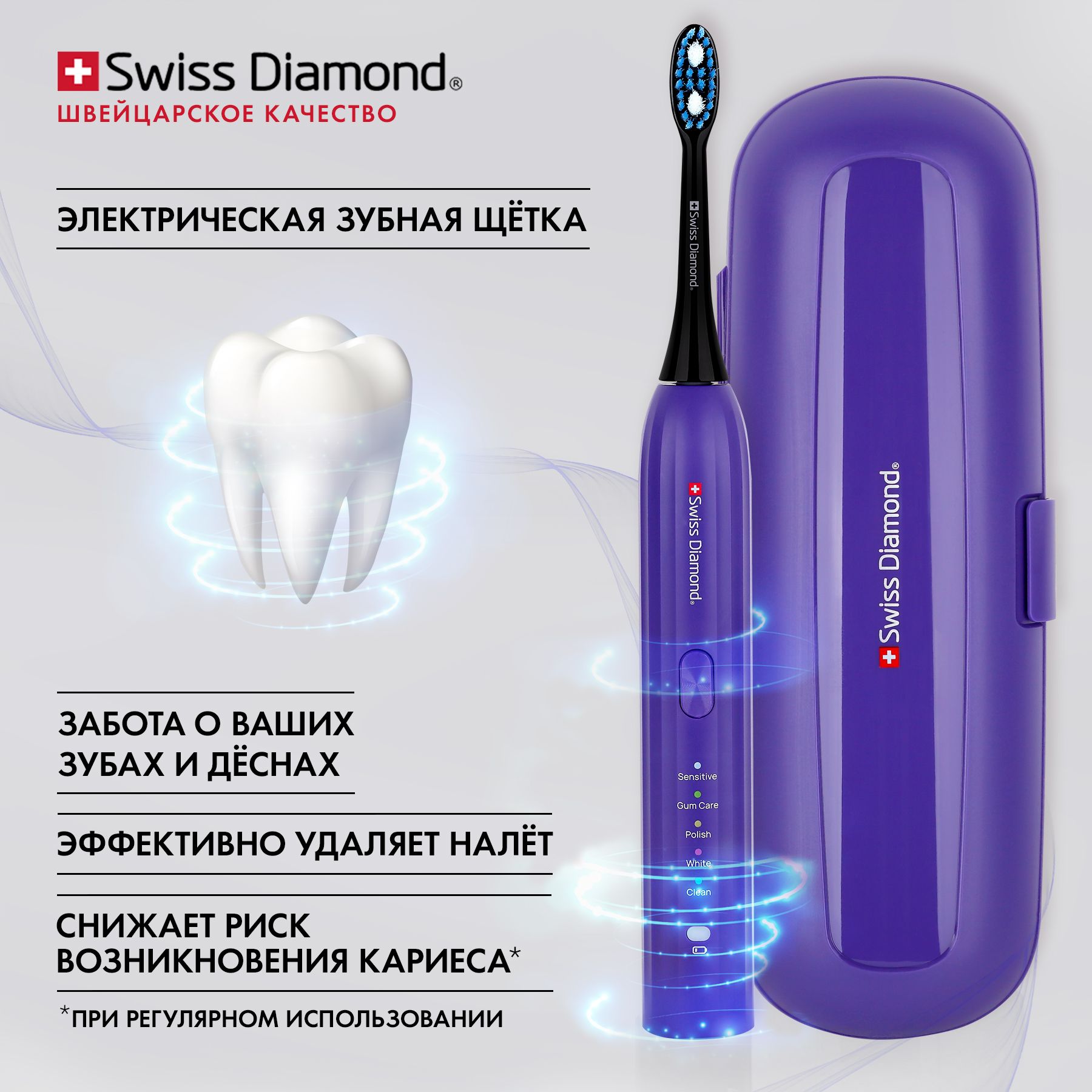 ЭлектрическиезубныещеткиSwissDiamond