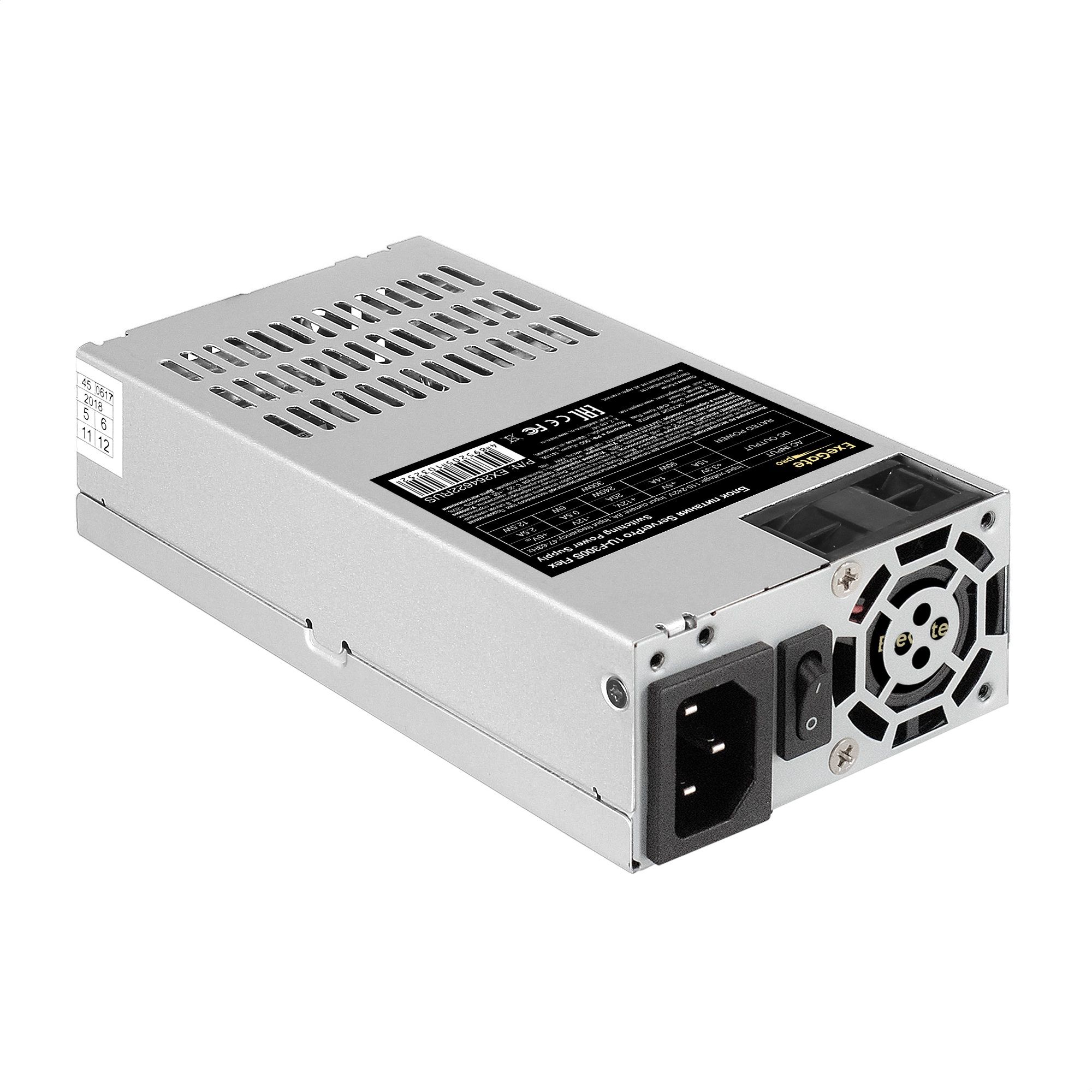 СерверныйБП300WExeGateServerPRO-1U-F300S(FlexATX,4cmfan)