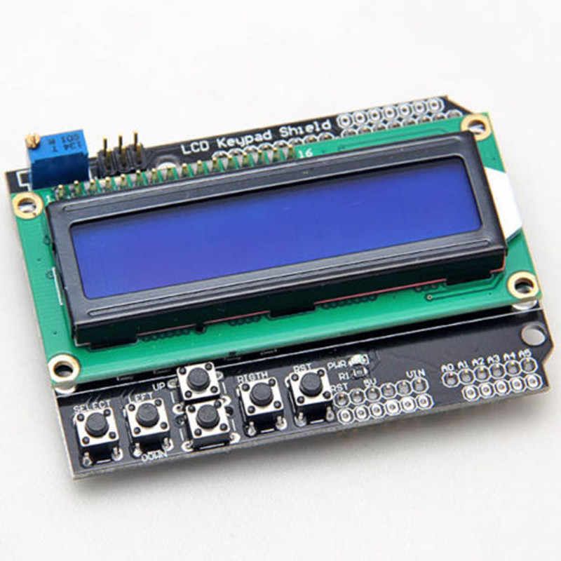 Установка lcd. LCD Keypad Shield 1602 к Arduino. LCD 16x2 Keypad Shield. Ардуино LCD 1602. LCD Keypad Shield 1602 Robot.