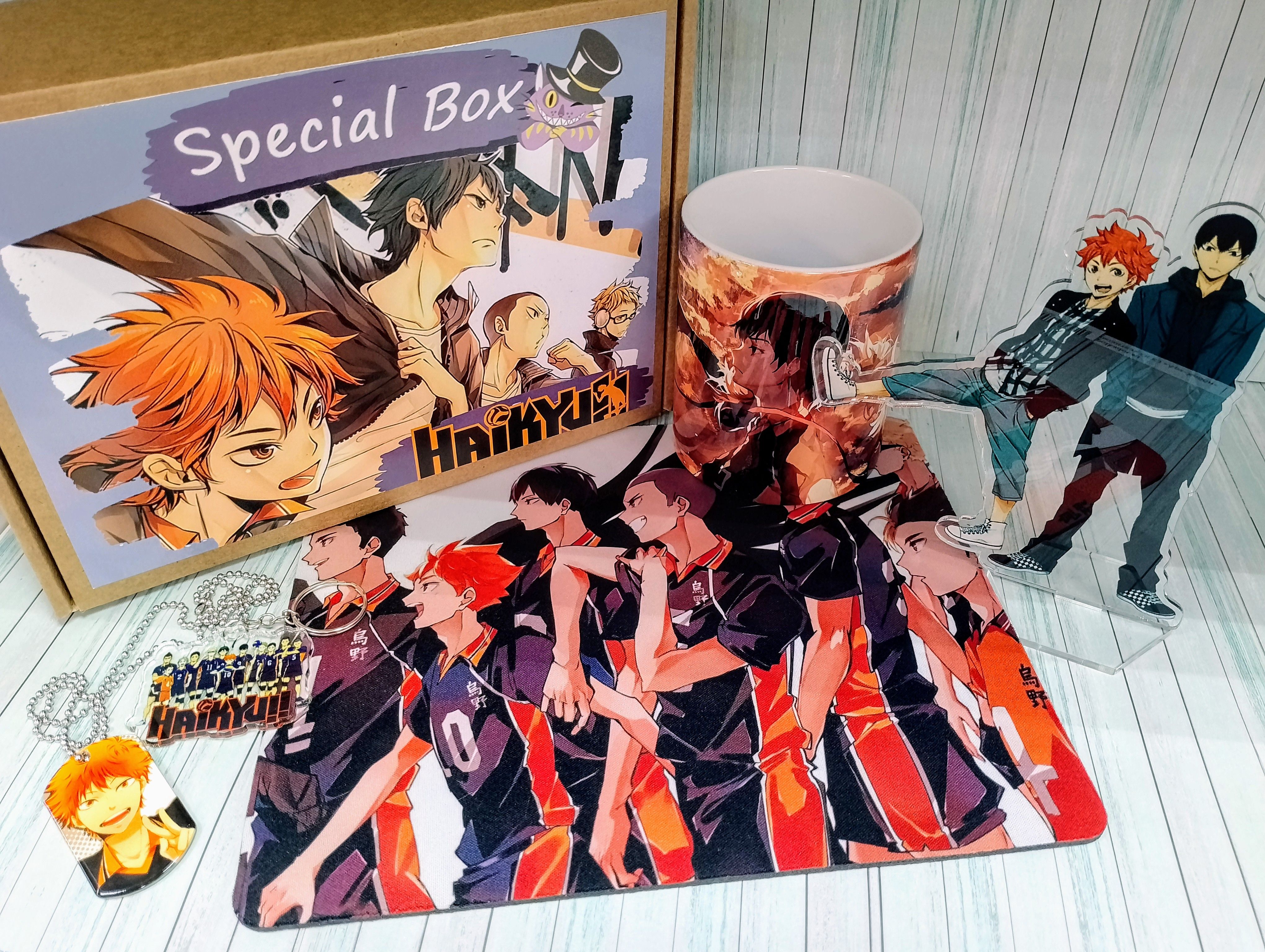 Подарочный набор Special Box по аниме Волейбол/ Haikyuu - купить с  доставкой по выгодным ценам в интернет-магазине OZON (1323402316)